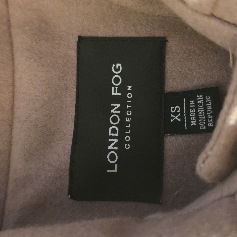 London Fog Women's TMauve/ TanPea Coat - Picture 2 of 5